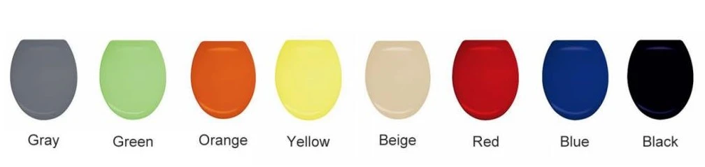 blue slow close toilet seat color option